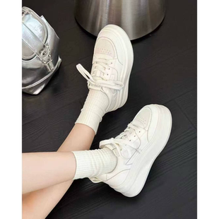 厚底牛皮休闲板鞋 AAL2568新款 维也娜老赵专享