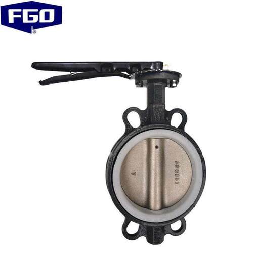 FGO对夹式蝶阀四氟密封+铸钢体WC71F-16CDN50