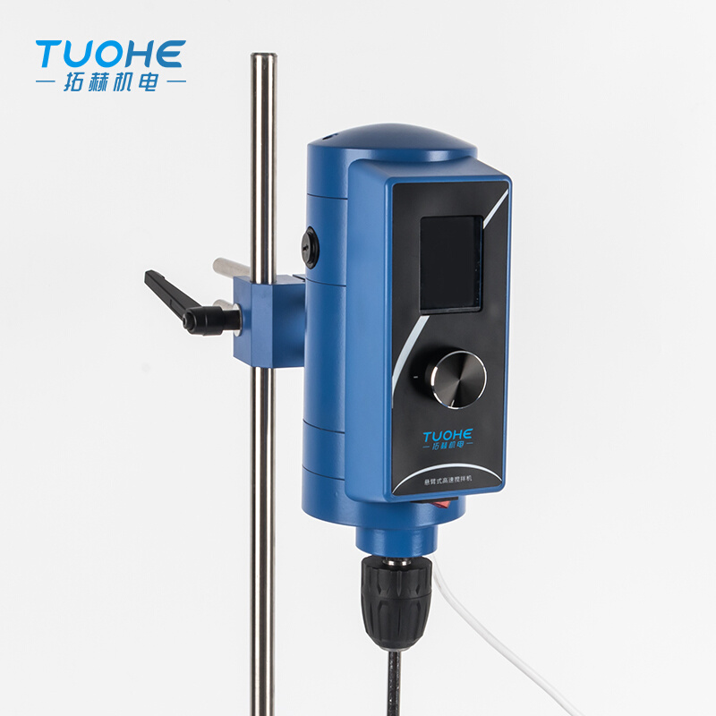 。拓赫TH200-50/300顶置式数显恒速搅拌器实验室高速定时电动搅拌