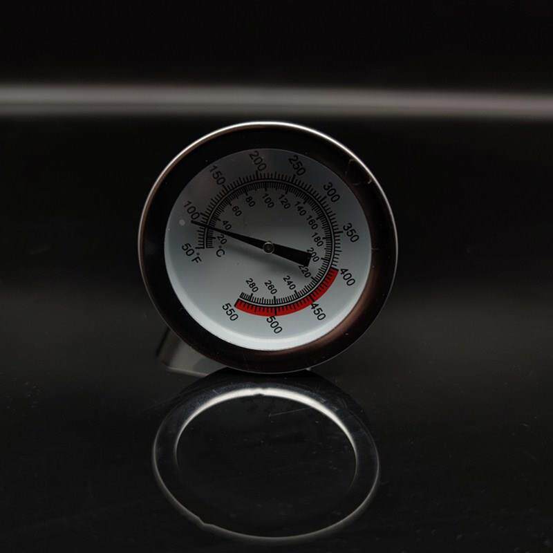 加长不锈钢炸炉温度表厨房用油炸锅测油温温度计带锅边夹量油温盘