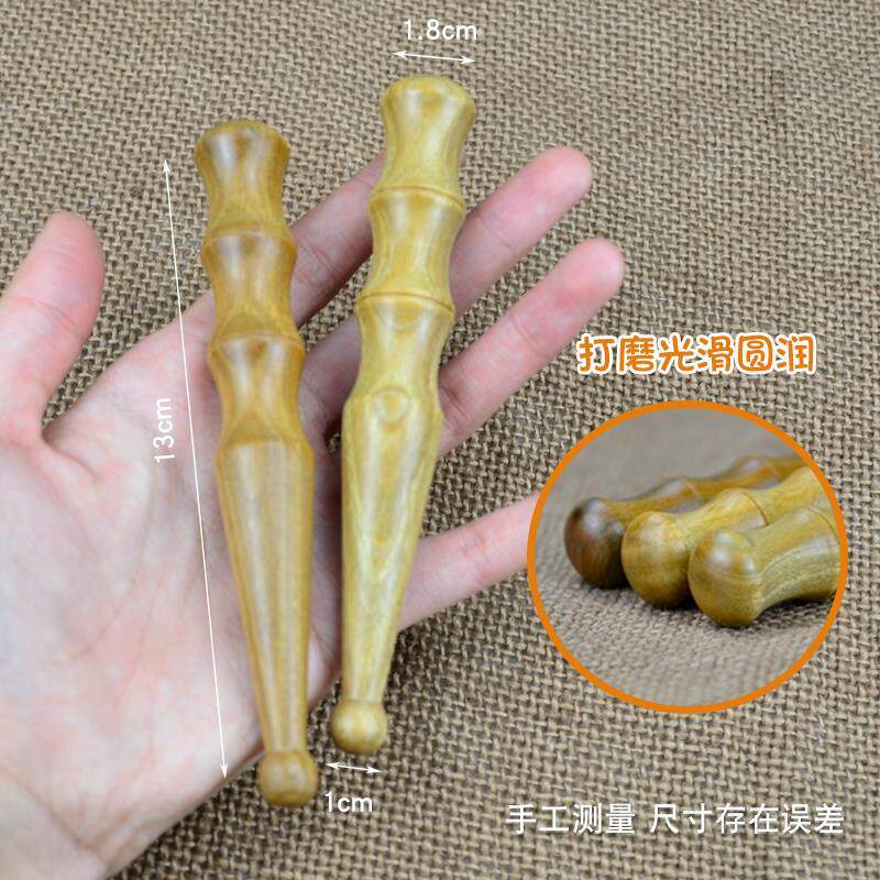 绿檀木点穴棒按摩脚底穴位足疗手疗经络笔面部眼部拨筋棒按脚工具
