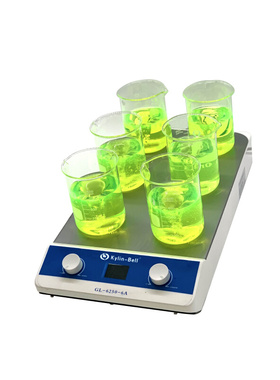 。其林贝尔GL-6250-4B/6B/B/C多联磁力搅拌器液显温度转速加热质