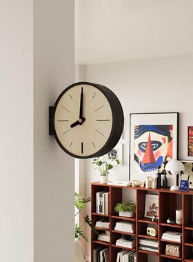 钟表TSC1-4挂钟客厅2025新款覆时钟艺转角古双挂面钟术感挂钟拐角