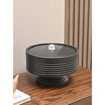 休闲陶客厅入口瓷水喷室泉装饰品循环水特色办公XIO流书房装饰治