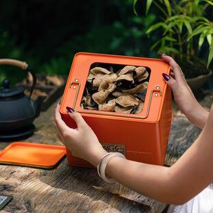 存高新陈皮茶档叶罐礼盒半斤会一斤装储密封NMQ马口铁罐250g500g