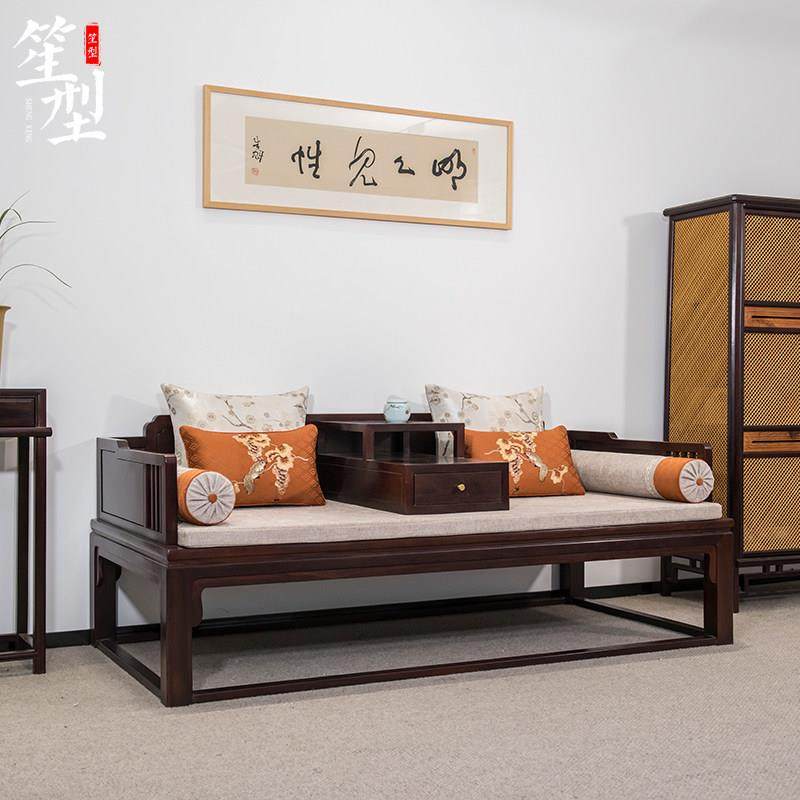 中式罗汉床风坐新垫套罩红木沙发座垫中国刺绣花24SF03靠垫枕腰扶