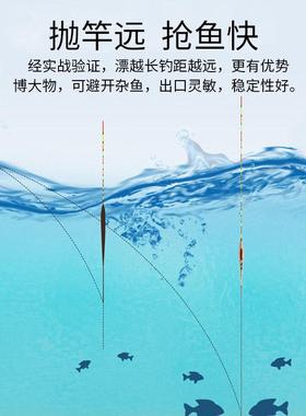 达手摩浮漂芦鲫苇作LDM-LC02-C高敏灵鱼漂醒目加粗鱼漂野钓漂黑坑
