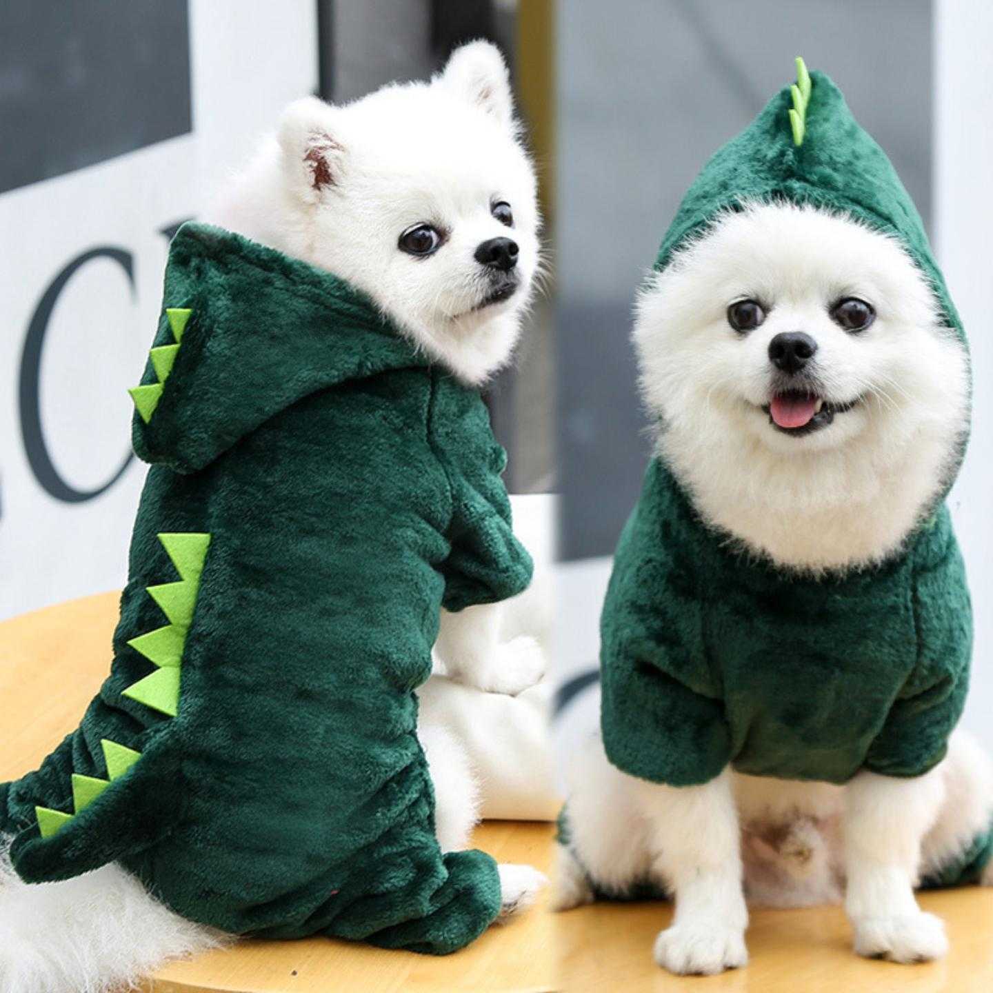 宠物狗狗衣服猫咪秋冬四脚棉衣卡通变身装猫服饰狗衣服用品