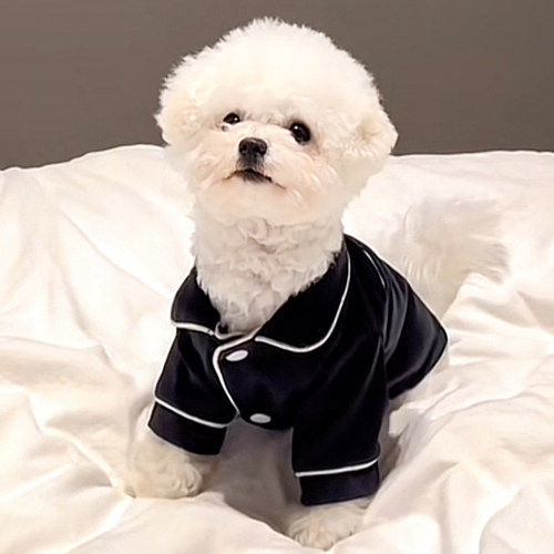 狗狗衣服春夏法式睡衣贵宾斗牛比熊泰迪博美小型犬猫咪宠物防着凉