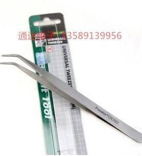 正品台湾宝工1PK-106T不锈钢加长型 弯头镊子 170mm夹持类工具