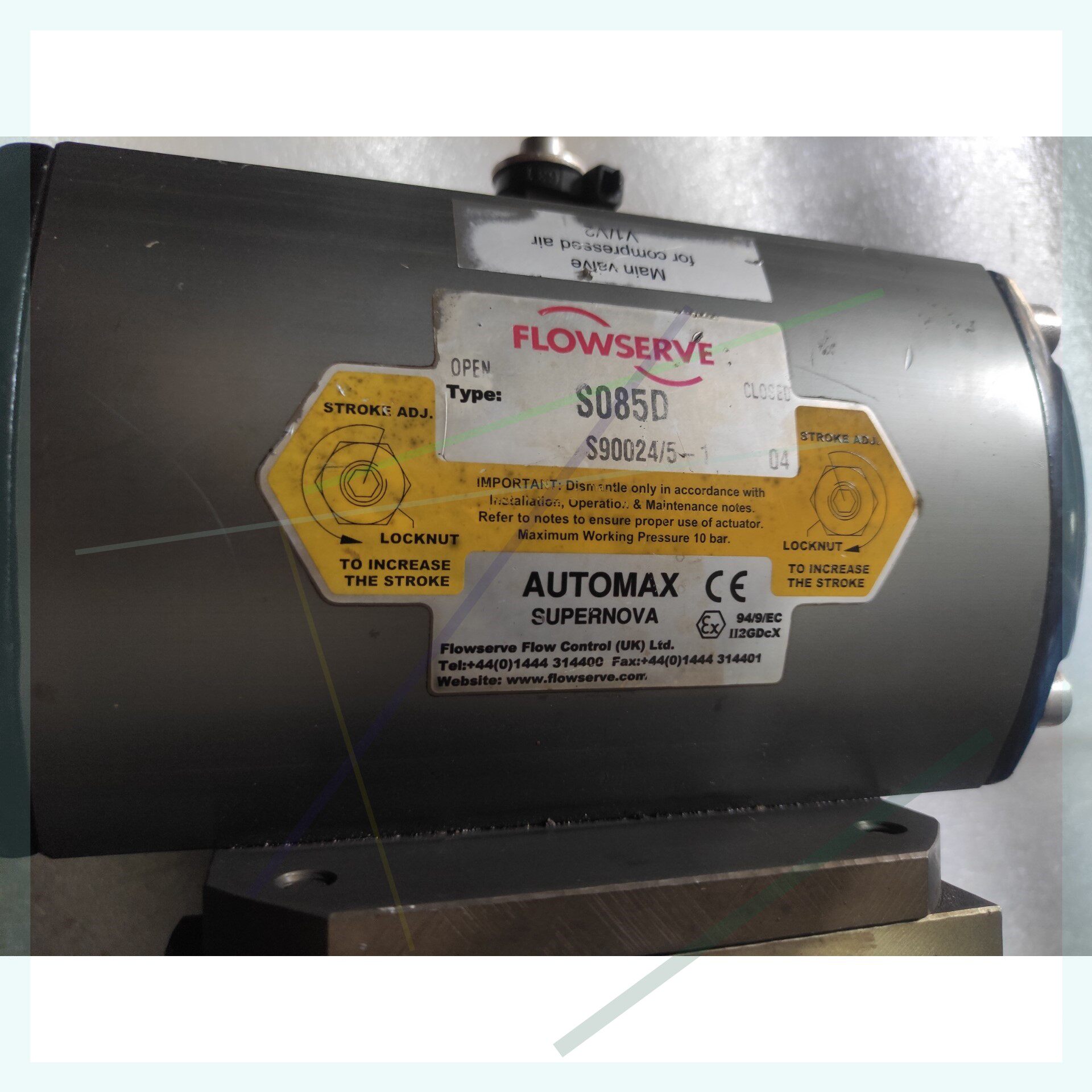 议价直拍不发:美国福斯flowserve气缸阀块s085d加德国阀块pn5