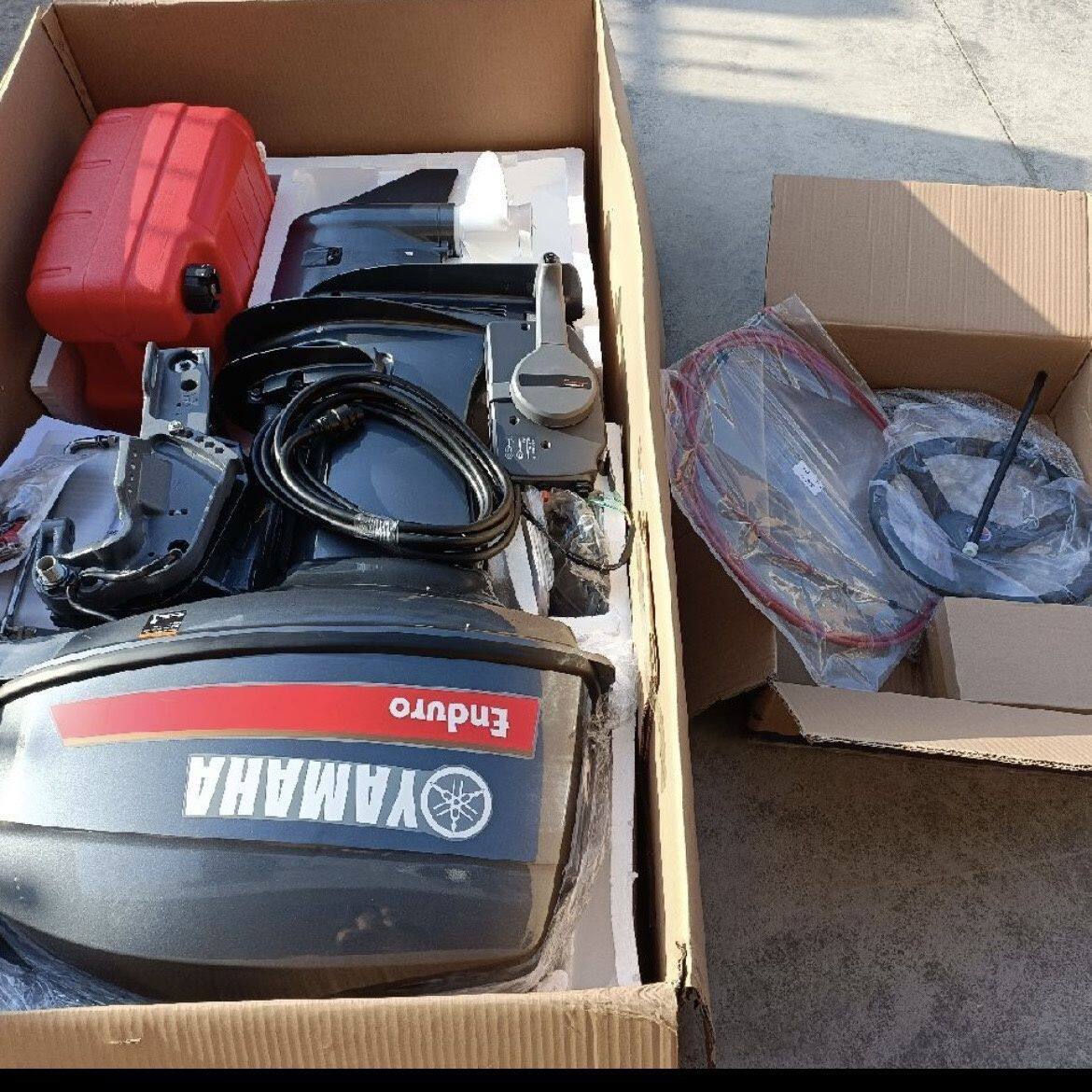 合资雅马哈前操二冲程40马力电启动带电升降船外机推进器挂机厂家