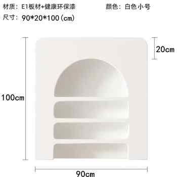 急速发货壁炉柜客厅背景墙新品法式边柜装饰置物架拱形洞穴柜白展