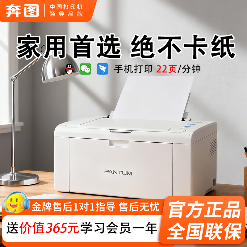 不卡纸政府补贴20%奔图P2506W