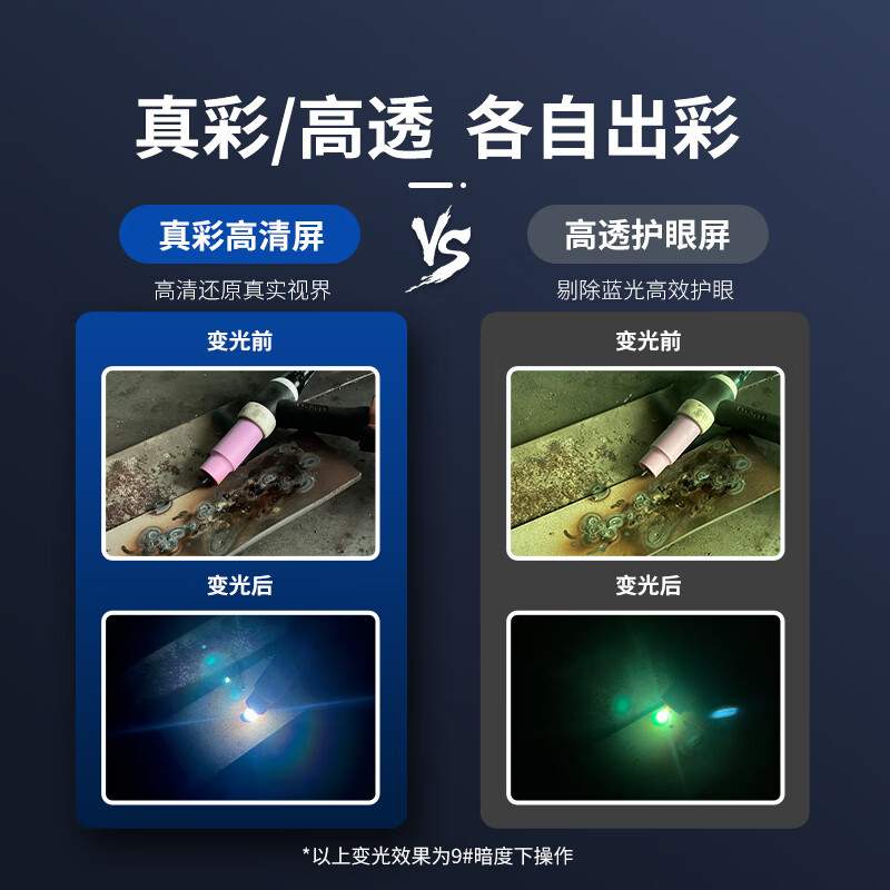 迅安AS-5000F自动变光电焊面罩适配安全帽焊接面罩护脸焊工焊帽