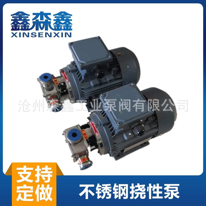 RXB-50系列不锈钢挠性转子泵 电动挠性泵颗粒泵化工污水自吸泵