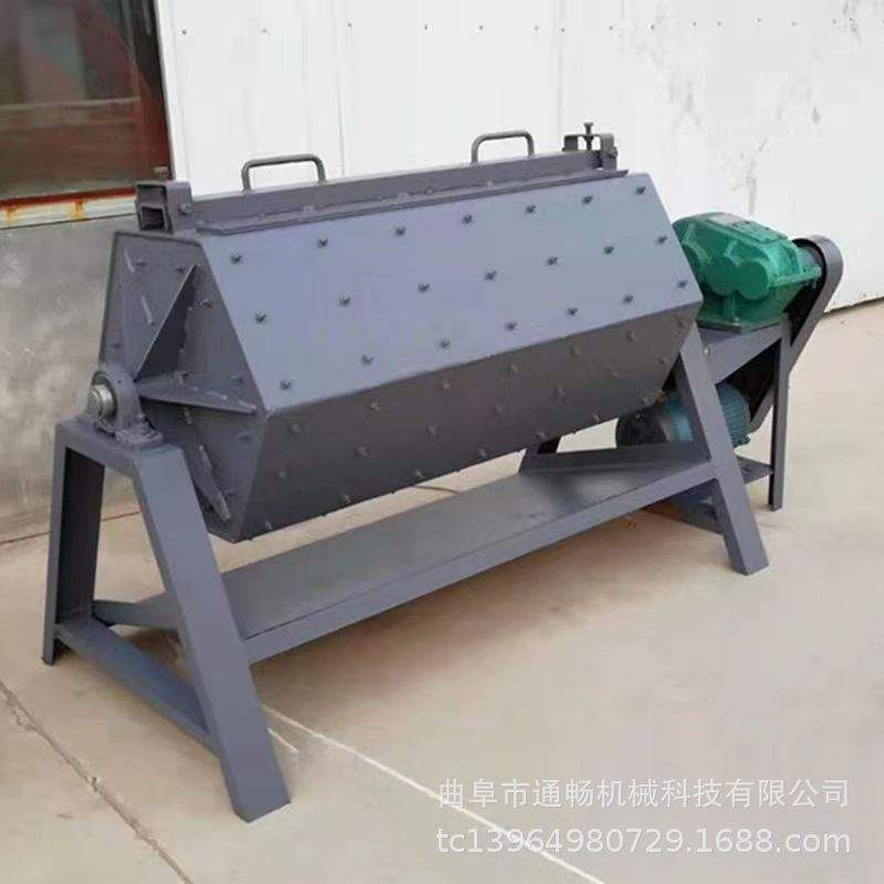 旧零件翻新六角滚筒抛光机 钢件去油干磨机 火烧铁大型研磨机设备