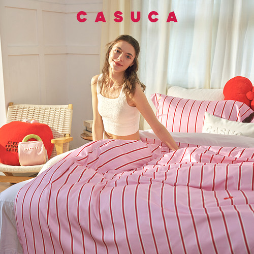 CASUCAX Chapter捧花少女100%兰精天丝棉四件套公主风儿童房床品