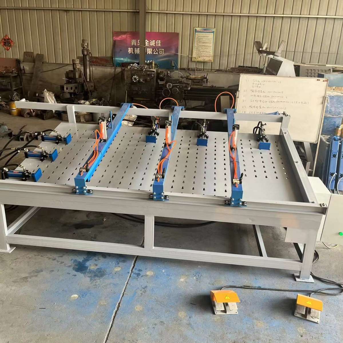 木门门窗组合机框架组装机橱柜门组框木工MH2324榫卯拼板机实木