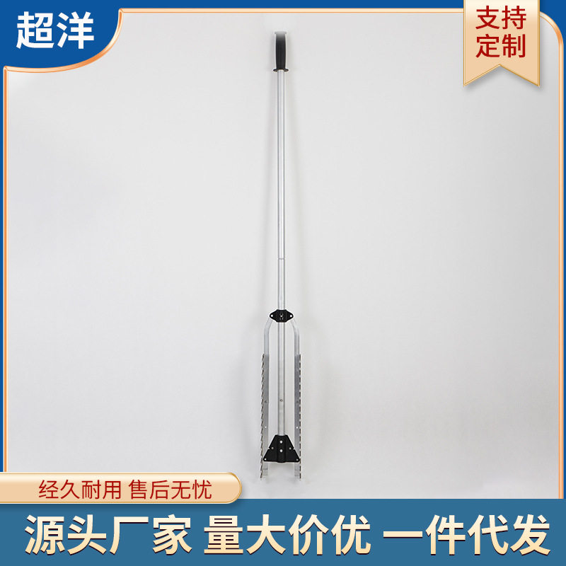 田径跳远沙坑平沙器铝合金有齿无齿两用平沙板拔沙器不锈钢平沙耙