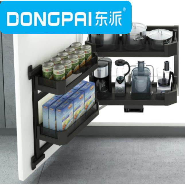 东派-全铝地柜连动篮整装大家居橱柜厨房拉篮连动篮联动全铝拉篮