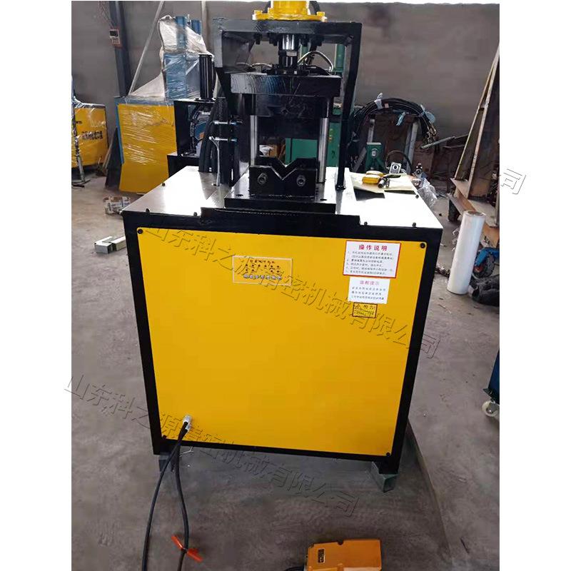 铁方管框架折90度角机不锈钢门框用切角机铝型材高速液压冲孔机