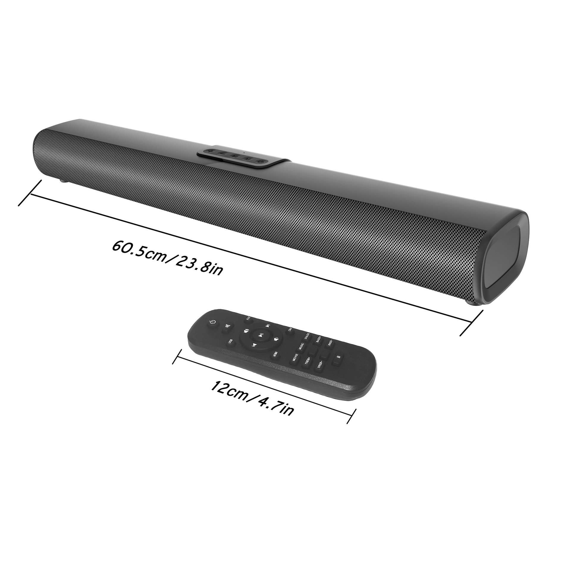 新品S20L音箱 RCA同轴HDMI 内置EQ  50W功率回音壁音响 产品