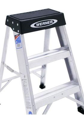 WERNER/稳耐150BCN铝合金梯凳梯子家用折叠梯人字梯便携式马凳