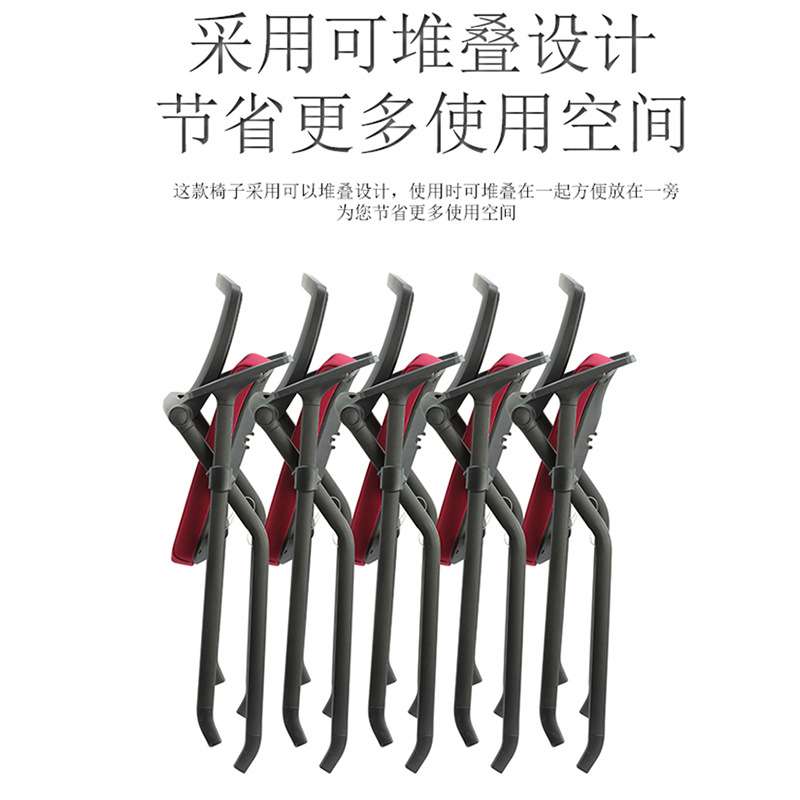 折叠办公椅培训椅带桌板会议椅桌椅一体会议室折叠椅现代简约
