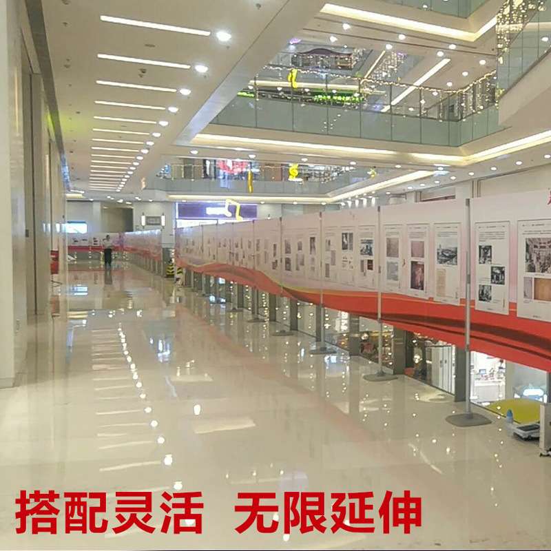 快速背景展架 快速展架广告屏风快速广告架易拉宝展架快速展连屏
