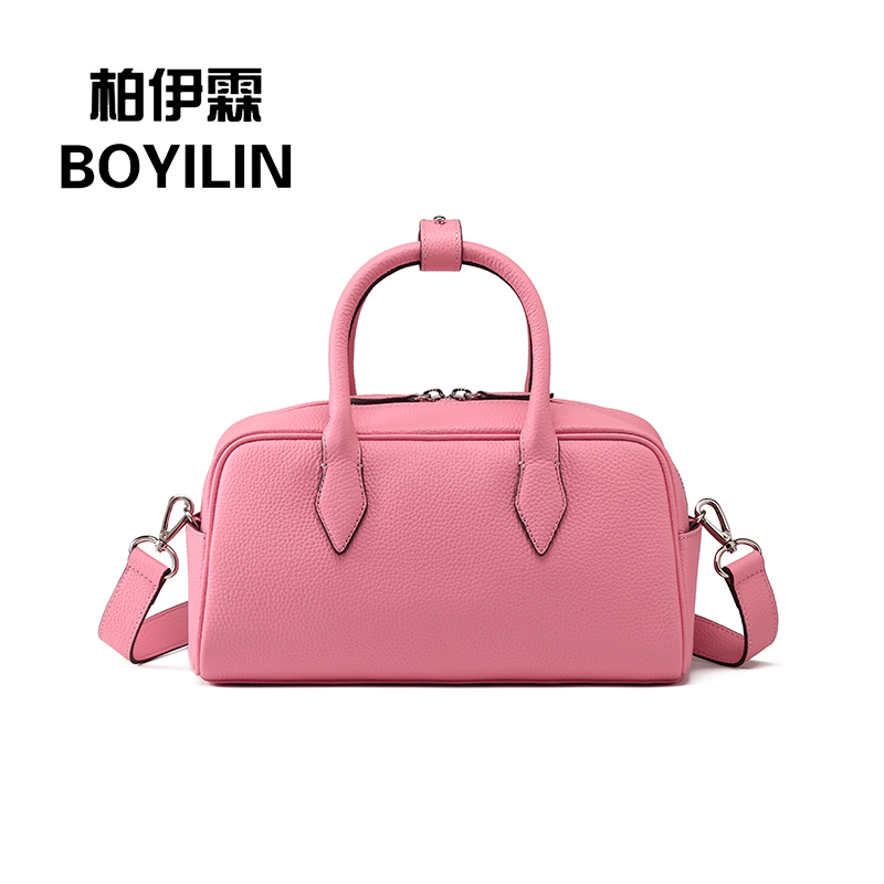 长方形百搭波士顿包女