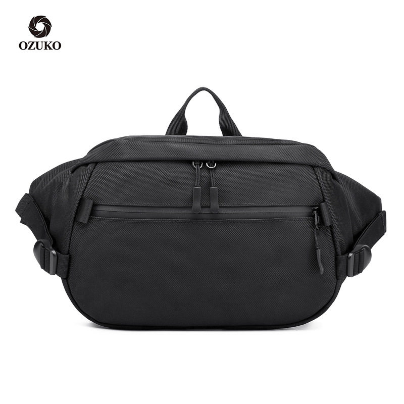ozuko新款腰包多功能大容量腰间男士运动防水牛津布单肩斜挎包,箱包皮具/热销女包/男包,男士包袋,淘宝优惠券,粉丝福利购,淘宝优惠卷