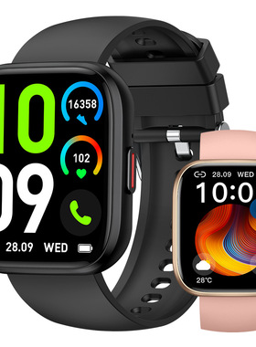 P114智能手表蓝牙通话信息提醒睡眠监测运动防水心率血压情侣女士