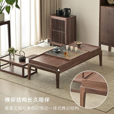 非洲加蓬乌金木日式榻榻米茶桌