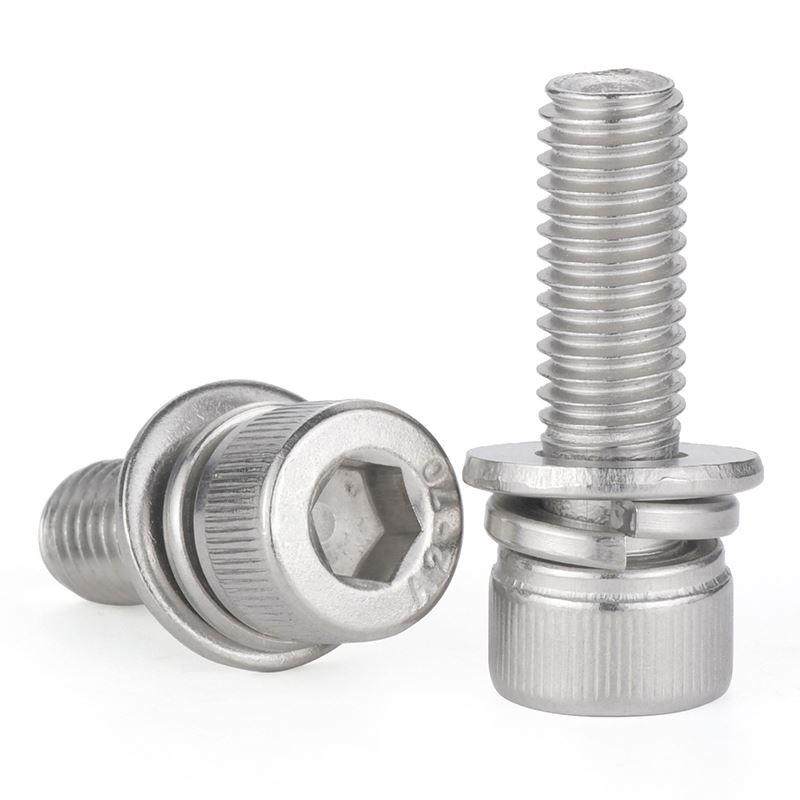 304不锈钢内六角三组合螺丝圆柱头带垫三合一螺钉M3M4M5M6M8M10,鲜花速递/花卉仿真/绿植园艺,洒水/浇水壶,淘宝优惠券,粉丝福利购,淘宝优惠卷