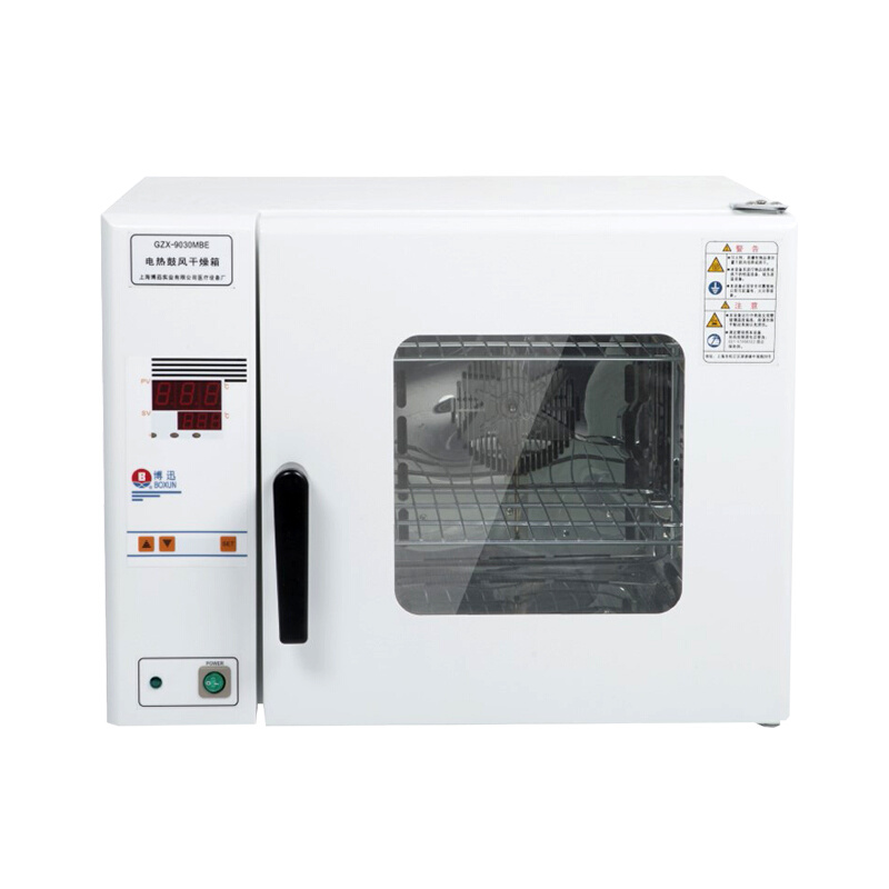 。上海博迅GZX-9023MBE电热恒温鼓风干燥箱实验烘干箱不锈钢可控