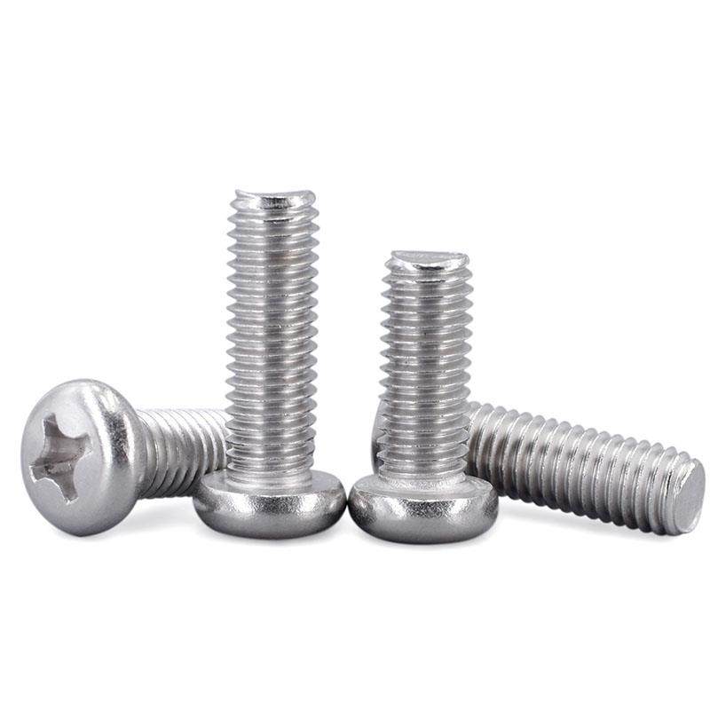 201不锈钢十字盘头螺丝圆头机螺钉全牙GB818螺丝钉圆机M3M4M5M6M8,3C数码配件,USB多功能数码宝,淘宝优惠券,粉丝福利购,淘宝优惠卷