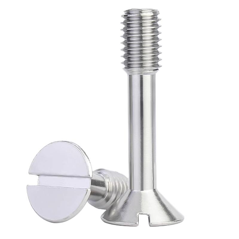 304不锈钢GB68一字沉头松不脱螺钉半牙平头不脱出螺丝M3M4M5M6M8