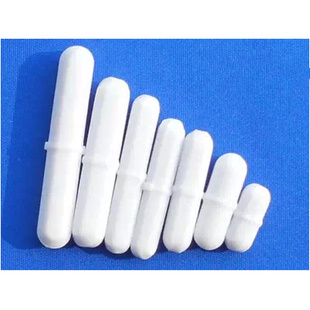 B型 聚四氟磁力搅拌子四氟磁子 B10 带箍圆柱转子
