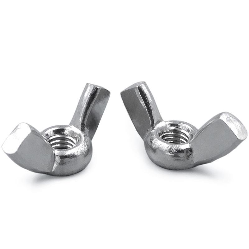 304不锈钢蝶形螺母羊角手拧螺丝元宝201蝶型螺帽M3M4M5M6M8M10M12