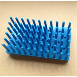 。苏阳仪器 塑料柱式试管架 试管沥水架 试管可倒插 6*11