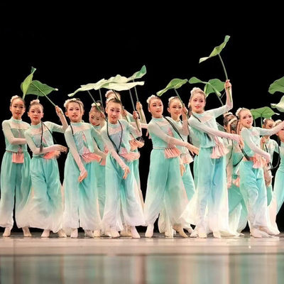 江南可采莲荷花莲花舞蹈服