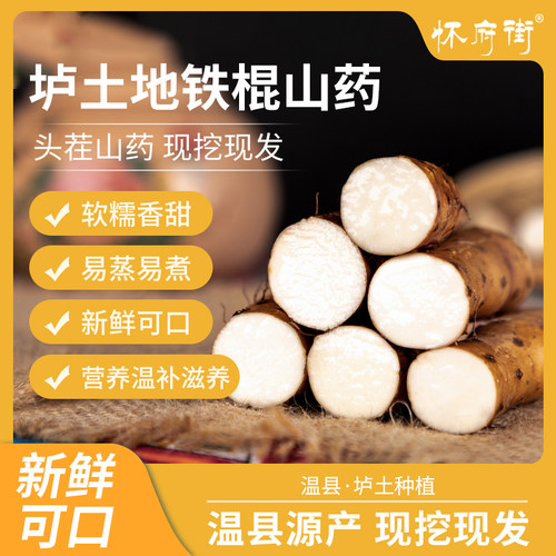 头茬正宗垆土地铁棍山药现挖现发