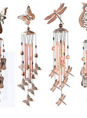 商品动物风铃挂饰创意庭院花园装饰金属铃铛挂件礼物