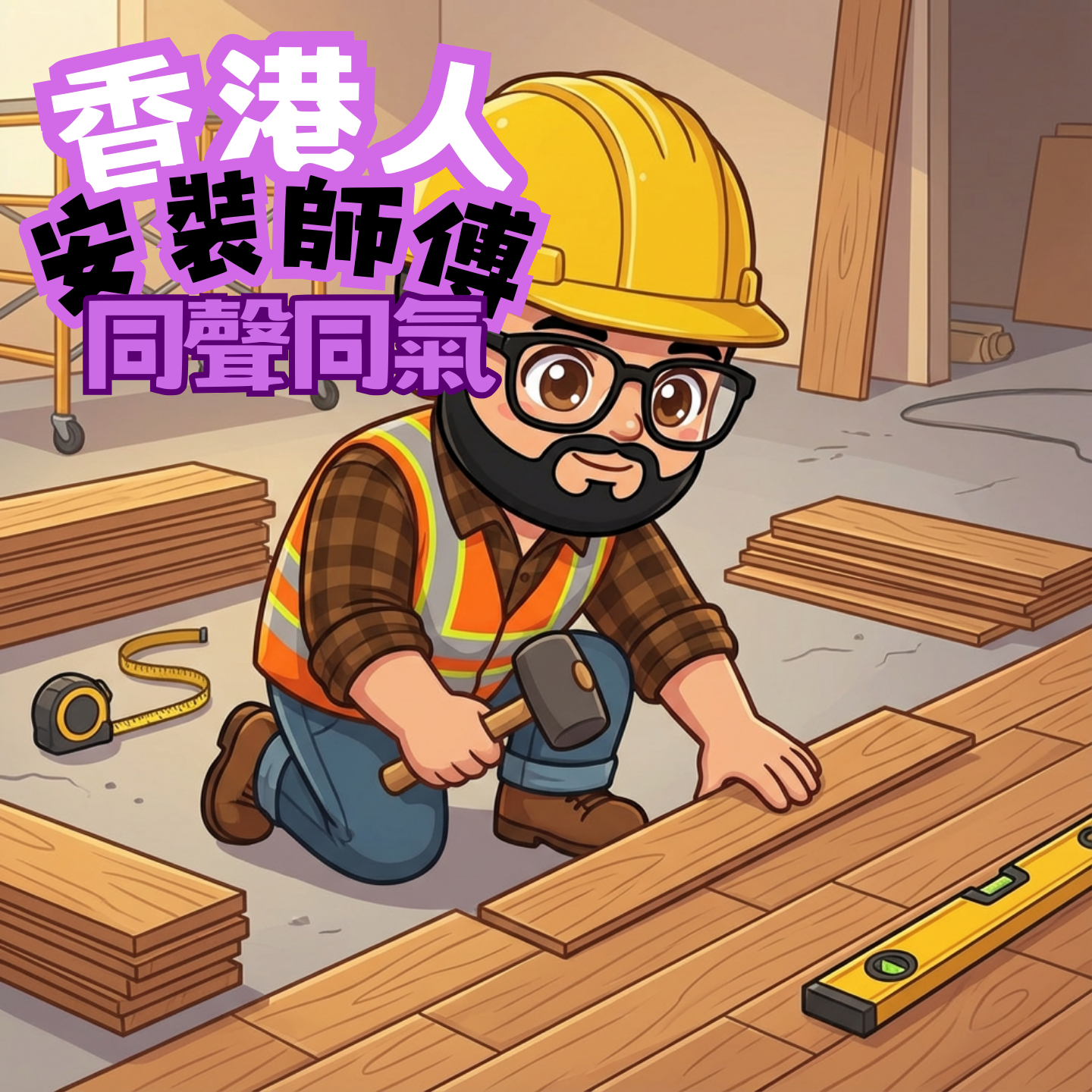 香港師傅上門安裝SPC石墨地板膠地板覆合地板木地板可代量代購