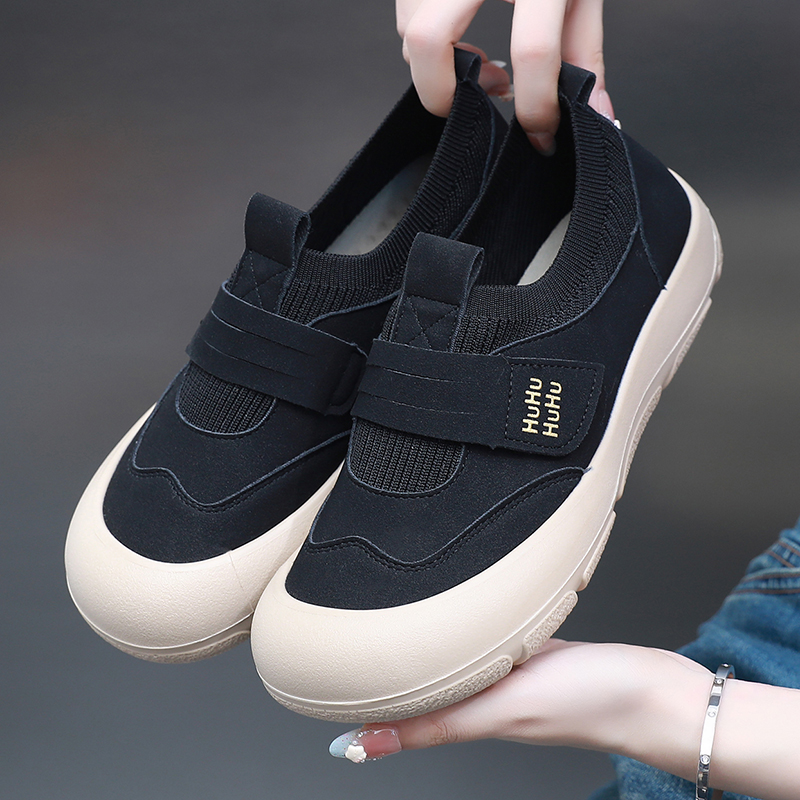 春秋爆款勃肯鞋女2025一脚蹬增高