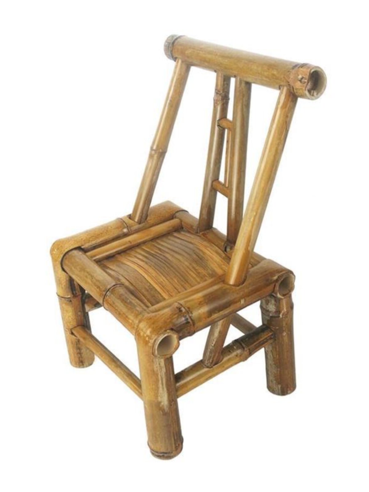 竹椅子靠背椅竹制家具餐椅家用竹凳户外阳台摄影舞蹈复古休闲手工