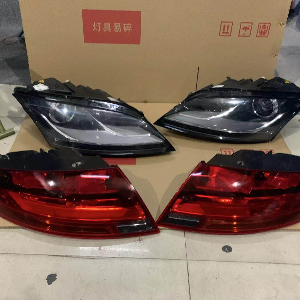 适用奥迪TT TTS TTRS 老改新款前大灯尾灯 原厂拆车TT大灯总成
