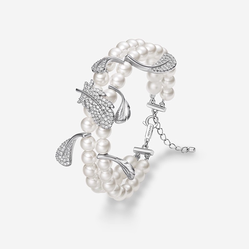 何方轻奢潮流女925银手链饰品