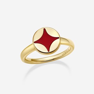 新品何方HEFANG珠宝财源滚滚戒指轻奢优雅百搭饰品国风圣诞礼物女